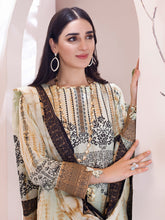 Load image into Gallery viewer, Salitex Inaya 3pc Unstitched - Printed Lawn Shirt & Dupatta With Dyed Cambric Trouser (IP-00090AUT)
