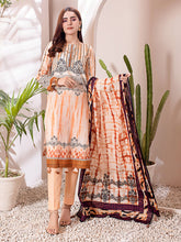 Load image into Gallery viewer, Salitex Inaya 3pc Unstitched - Printed Lawn Shirt &amp; Dupatta With Dyed Cambric Trouser (IP-00090BUT)
