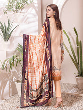 Load image into Gallery viewer, Salitex Inaya 3pc Unstitched - Printed Lawn Shirt & Dupatta With Dyed Cambric Trouser (IP-00090BUT)