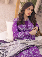Load image into Gallery viewer, Salitex Inaya 3pc Unstitched - Printed Lawn Shirt & Dupatta With Dyed Cambric Trouser (IP-00091AUT)