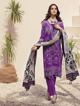 Load image into Gallery viewer, Salitex Inaya 3pc Unstitched - Printed Lawn Shirt & Dupatta With Dyed Cambric Trouser (IP-00091AUT)