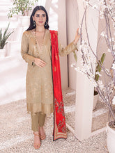 Load image into Gallery viewer, Salitex Inaya 3pc Unstitched - Printed Lawn Shirt & Dupatta With Dyed Cambric Trouser (IP-00091BUT)