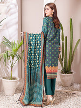 Load image into Gallery viewer, Salitex Inaya 3pc Unstitched - Printed Lawn Shirt & Dupatta With Dyed Cambric Trouser (IP-00092AUT)