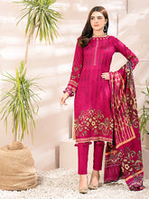 Load image into Gallery viewer, Salitex Inaya 3pc Unstitched - Printed Lawn Shirt & Dupatta With Dyed Cambric Trouser (IP-00094AUT)