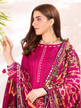 Load image into Gallery viewer, Salitex Inaya 3pc Unstitched - Printed Lawn Shirt & Dupatta With Dyed Cambric Trouser (IP-00094AUT)