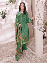 Load image into Gallery viewer, Salitex Inaya 3pc Unstitched - Printed Lawn Shirt & Dupatta With Dyed Cambric Trouser (IP-00094BUT)