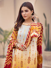 Load image into Gallery viewer, Salitex Inaya 3pc Unstitched - Printed Lawn Shirt & Dupatta With Dyed Cambric Trouser (IP-00095BUT)