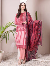 Load image into Gallery viewer, Salitex Inaya 3pc Unstitched - Printed Lawn Shirt & Dupatta With Dyed Cambric Trouser (IP-00096AUT)