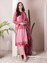 Load image into Gallery viewer, Salitex Inaya 3pc Unstitched - Printed Lawn Shirt & Dupatta With Dyed Cambric Trouser (IP-00096AUT)