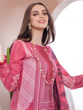 Load image into Gallery viewer, Salitex Inaya 3pc Unstitched - Printed Lawn Shirt & Dupatta With Dyed Cambric Trouser (IP-00096AUT)