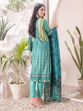Load image into Gallery viewer, Salitex Inaya 3pc Unstitched - Printed Lawn Shirt & Dupatta With Dyed Cambric Trouser (IP-00096BUT)