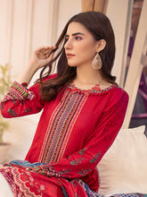 Load image into Gallery viewer, Salitex Inaya 3pc Unstitched - Printed Lawn Shirt & Dupatta With Dyed Cambric Trouser (IP-00099BUT)