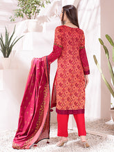 Load image into Gallery viewer, Salitex Inaya 3pc Unstitched - Printed Lawn Shirt & Dupatta With Dyed Cambric Trouser (IP-00100AUT)