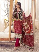 Load image into Gallery viewer, Salitex Inaya 3pc Unstitched - Printed Lawn Shirt & Dupatta With Dyed Cambric Trouser (IP-00101AUT)
