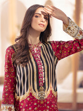 Load image into Gallery viewer, Salitex Inaya 3pc Unstitched - Printed Lawn Shirt & Dupatta With Dyed Cambric Trouser (IP-00101AUT)