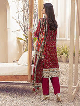 Load image into Gallery viewer, Salitex Inaya 3pc Unstitched - Printed Lawn Shirt & Dupatta With Dyed Cambric Trouser (IP-00101AUT)