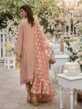 Load image into Gallery viewer, Lilly - Unstitched 3pc - Full Embroidered Chiffon Shirt & Organza Dupatta with Dyed Raw Silk Trouser - (HC-00018UT)