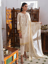 Load image into Gallery viewer, Salitex Oznur 3pc Unstitched Heavy Embroidered Luxury Lawn Suit WK-00971UT