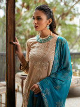 Load image into Gallery viewer, Salitex Oznur 3pc Unstitched Heavy Embroidered Luxury Lawn Suit WK-00973UT