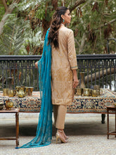 Load image into Gallery viewer, Salitex Oznur 3pc Unstitched Heavy Embroidered Luxury Lawn Suit WK-00973UT