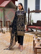 Load image into Gallery viewer, Salitex Oznur 3pc Unstitched Heavy Embroidered Luxury Lawn Suit WK-00977UT
