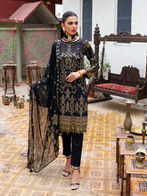 Load image into Gallery viewer, Salitex Oznur 3pc Unstitched Heavy Embroidered Luxury Lawn Suit WK-00977UT