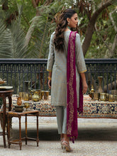 Load image into Gallery viewer, Salitex Oznur 3pc Unstitched Heavy Embroidered Luxury Lawn Suit WK-00978UT