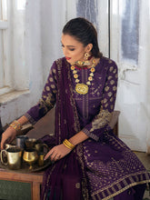 Load image into Gallery viewer, Salitex Oznur 3pc Unstitched Heavy Embroidered Luxury Lawn Suit WK-00980UT