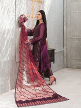 Load image into Gallery viewer, SARAAB 3pc Unstitched Aari Embroidered Fancy Chiffon Suiting D2001