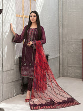 Load image into Gallery viewer, SARAAB 3pc Unstitched Aari Embroidered Fancy Chiffon Suiting D2001