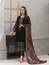 Load image into Gallery viewer, SARAAB 3pc Unstitched Aari Embroidered Fancy Chiffon Suiting D2002
