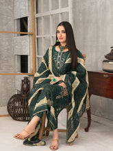 Load image into Gallery viewer, SARAAB 3pc Unstitched Aari Embroidered Fancy Chiffon Suiting D2006