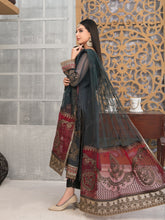 Load image into Gallery viewer, SARAAB 3pc Unstitched Aari Embroidered Fancy Chiffon Suiting D2009
