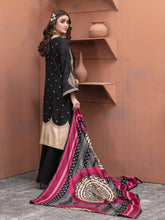 Load image into Gallery viewer, Elana By Tawakkal 3pc Unstitched Embroidered Digital Printed Linen Suit D 6301