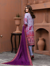 Load image into Gallery viewer, Elana By Tawakkal 3pc Unstitched Embroidered Digital Printed Linen Suiting D 6303