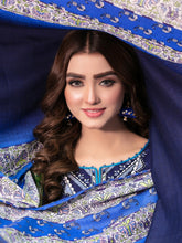 Load image into Gallery viewer, Elana By Tawakkal 3pc Unstitched Embroidered Digital Printed Linen Suiting D 6305