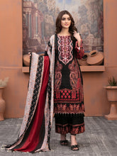 Load image into Gallery viewer, Elana By Tawakkal 3pc Unstitched Embroidered Digital Printed Linen Suiting D 6308

