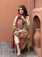 Load image into Gallery viewer, Elana By Tawakkal 3pc Unstitched Embroidered Digital Printed Linen Suiting D 6309