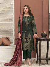 Load image into Gallery viewer, Zariaa by Tawakkal 3pc Unstitched Broshia Banarsi Linen Suit D 6481