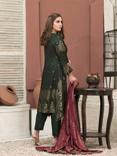 Load image into Gallery viewer, Zariaa by Tawakkal 3pc Unstitched Broshia Banarsi Linen Suit D 6481