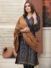 Load image into Gallery viewer, Zariaa by Tawakkal 3pc Unstitched Broshia Banarsi Linen Suit D 6482