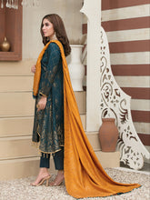 Load image into Gallery viewer, Zariaa by Tawakkal 3pc Unstitched Broshia Banarsi Linen Suit D 6486