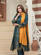 Load image into Gallery viewer, Zariaa by Tawakkal 3pc Unstitched Broshia Banarsi Linen Suit D 6486