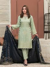 Load image into Gallery viewer, Zariaa by Tawakkal 3pc Unstitched Broshia Banarsi Linen Suit D 6487