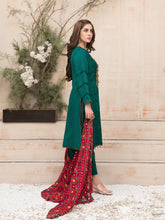 Load image into Gallery viewer, FARA BY TAWAKKAL 3pc Unstitched Viscose Schiffli Embroidered Suit D6356