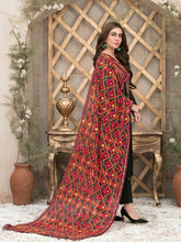 Load image into Gallery viewer, FARA BY TAWAKKAL 3pc Unstitched Viscose Schiffli Embroidered Suit D6358