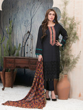 Load image into Gallery viewer, FARA BY TAWAKKAL 3pc Unstitched Viscose Schiffli Embroidered Suit D6360
