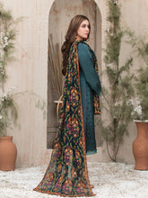 Load image into Gallery viewer, FARA BY TAWAKKAL 3pc Unstitched Viscose Schiffli Embroidered Suit D6361
