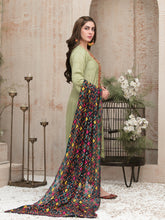 Load image into Gallery viewer, FARA BY TAWAKKAL 3pc Unstitched Viscose Schiffli Embroidered Suit D6362