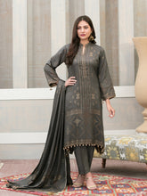 Load image into Gallery viewer, SELENA BY TAWAKKAL 3pc Unstitched Dual Color Broshia Banarsi Viscose Suit D6451